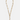 Gold Lariat Link Chain Necklace