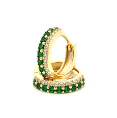 Diamond Cross Hoop