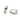 Silver Baguette Zircon Hoops