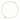 Oval Bezel Charm Gold Choker
