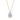 Pear Moissanite Gold Necklace