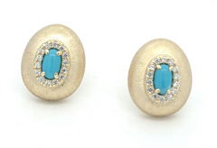 Diamond Cross Hoop