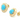 Turquoise and Diamond Gold Studs