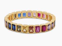 Rainbow Gold Bangle