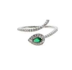 Single Stone Emerald Ring