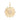 Flutted Diamond Heart Charm 14k