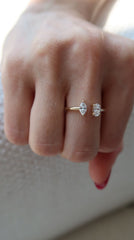 Toi Et Moi Diamond Lab Ring 14k
