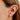 Triple Emerald Cut Silver Studs