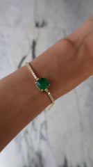 Round Formal Tennis Bracelet