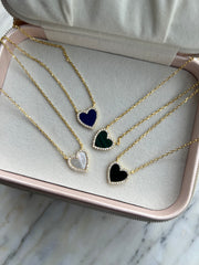 Heart Stone Necklace