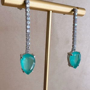 Turquoise Diamond Drop