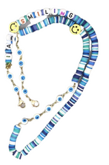 Blue Smiling Sunglasses Chain
