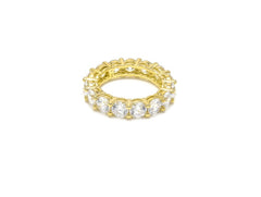 Thick Gold Diamond Ring
