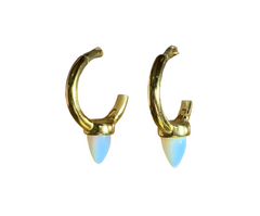 Stone Mini Hoops
