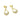 Gold Statement Drop Earrings