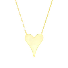 Gold Bold Heart Necklace