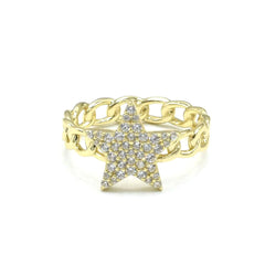 Chunky Star Ring