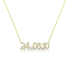 Date or Initials Necklace