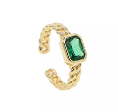 Big Emerald Ring